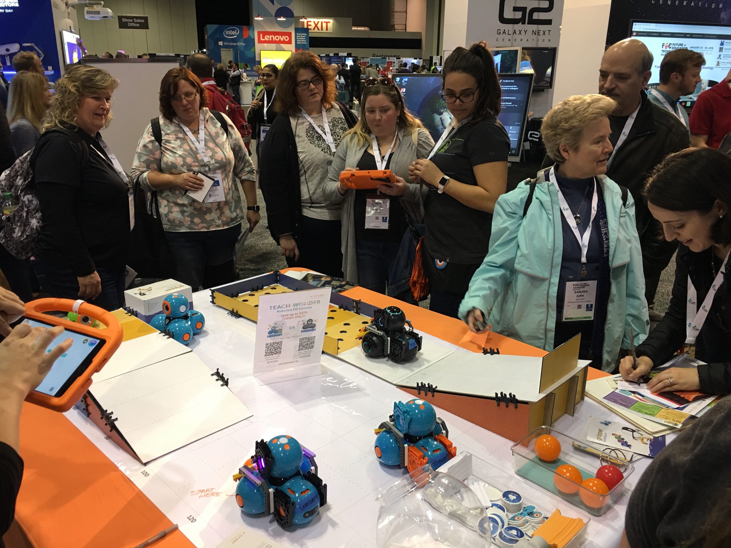 Wonder Workshop Booth from FETC 2019
